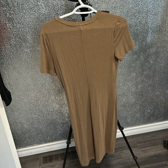 Dynamite - Soft Knotted T-shirt Dress - Picture 8 of 9